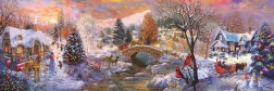 Puzzle panorámico EUROGRAPHICS Vamos a casa de la abuela, 1000 piezas