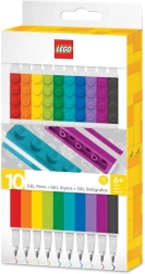 Bolígrafos de gel Lego – mix de colores, 10 uds