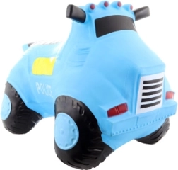 Saltador de goma en forma de coche de policía para niños