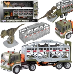 Woopie camión de carga – transportador de dinosaurios con luces y sonidos