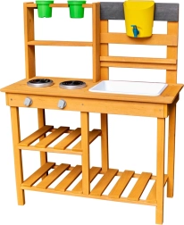 Cocina de jardín de madera 2Kids Toys con fregadero