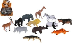 Juego de animales de safari de plástico 5–10 cm, mezcla de especies