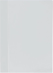 Carpeta de pinza A4 de PVC con bolsillo frontal – blanca