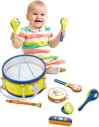 Tambor PLEJO con instrumentos musicales