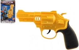 Pistola de plástico con volante de inercia para niños