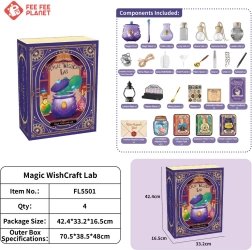 Set del pequeño alquimista con caldero mágico