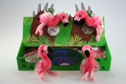 Llavero de peluche de flamenco – 12 cm