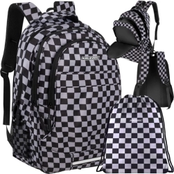 Mochila de cuadros 22 l con bolsa KRUZZEL
