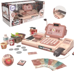 Caja registradora infantil Woopie con escáner, báscula y micrófono + 25 accesorios