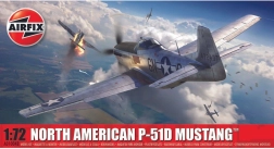 Maqueta del avión NORTH AMERICAN P-51D MUSTANG 1/72