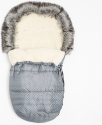 Saco de invierno con lana New Baby Lux Wool, grafito