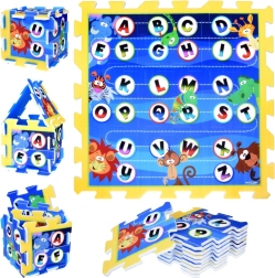 Puzzle de espuma – alfombra educativa alfabeto jungla 93 × 93 cm