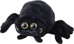 Araña de peluche negra 30 cm