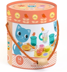 DJECO juego de té infantil con gatitos