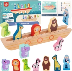 Puzzle de madera para niños Noé y los animales