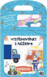Recortables con tijeras infantiles - transporte
