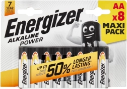 Pilas alcalinas AA ENERGIZER Alkaline Power, 8 uds, blíster