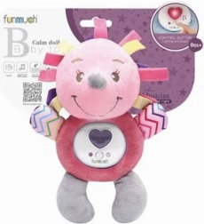 Erizo de peluche interactivo con luz y melodías