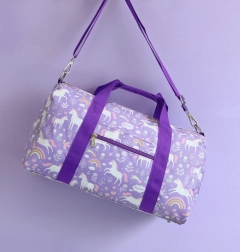 Bolsa de viaje infantil A Little Lovely Company con unicornios y arcoíris