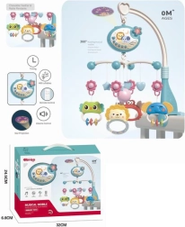 Carrusel para cuna con animalitos azul