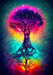 Puzzle Árbol del universo 1000 piezas