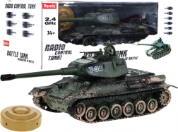 Tanque RC T-34 a escala 1:28 con batalla IR, sonidos y luces