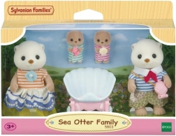 Familia de nutrias marinas SYLVANIAN FAMILIES