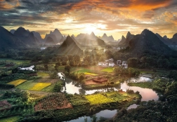Puzzle de 2000 piezas – Paisaje chino