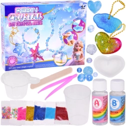 Set creativo DIY de adornos de cristal: colgantes y collares