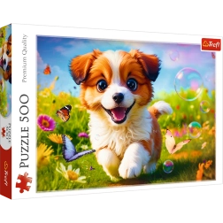 Puzzle Perrito alegre 500 piezas