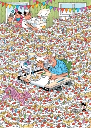 Puzzle JUMBO Jan van Haasteren Expert: ¡Hurra, Jan cumple 90 años! 500 piezas