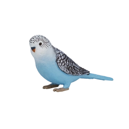 Mojo periquito ondulado azul figura
