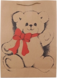 Bolsa de regalo grande con oso