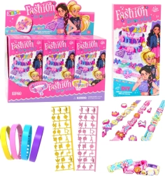 Kit creativo DIY de pulseras con dijes y letras – 4 pulseras ajustables