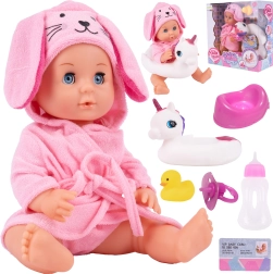 Muñeca bebé con set de baño