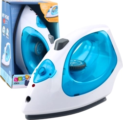 Plancha para niños con vapor, luces y sonidos azul