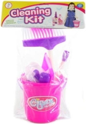 Set de limpieza para niños con cubo, mopa y escoba