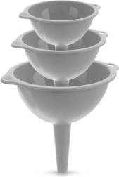 Juego de embudos de cocina 10/12/14 cm, 3 uds
