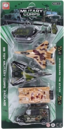 Set militar de vehículos y aeronaves 5 uds.