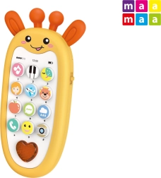 Teléfono infantil jirafa con efectos 13,5 cm