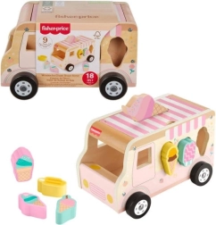 Coche de madera con polos - clasificador de formas