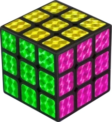 Cubo rompecabezas brillante 5,3 cm