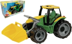 Tractor infantil con pala Verde-Amarillo