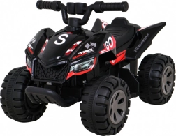 Quad eléctrica infantil The Fastest con motor de 25 W – negra