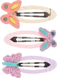 Horquillas para el pelo con mariposa - 3 uds