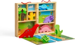 Caja de juego de dinosaurios de Bigjigs Toys
