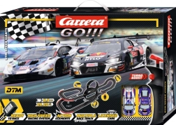 Pista de coches CARRERA GO!!! DTM Speed Giants 8,9 m con looping