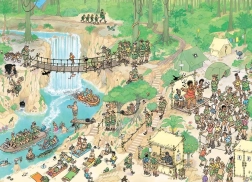 Puzzle Jumbo Jan van Haasteren – Viaje a la jungla (1000 piezas)