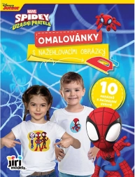 Libro para colorear con imágenes termoadhesivas Spidey