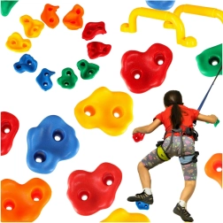 Agarres de escalada de colores para niños, 10 uds